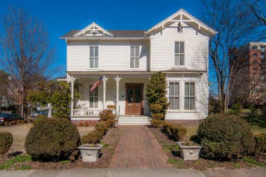 The Young-Morrison House at 226 West 10th Street, now home to Spaghett